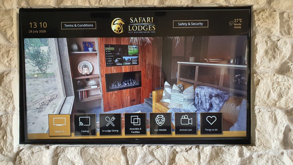 Hotel TV System, West Midland Safari Park