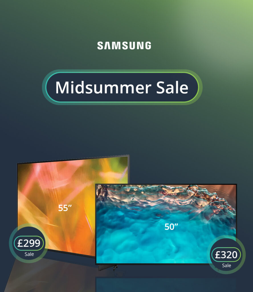 Midsummer sALE SAMSUNG TV BANNER